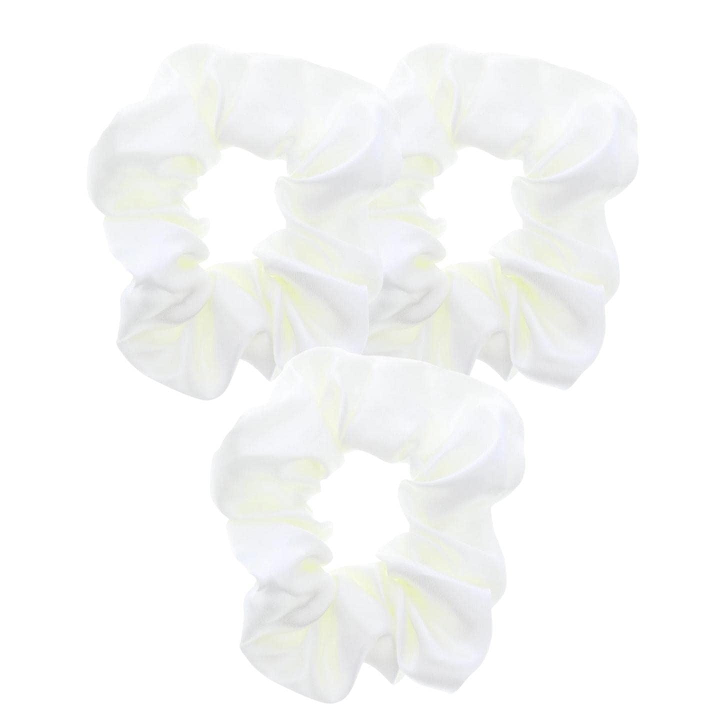 3pc Satin Hair Scrunchies for Women & Girls, Hair Accessories for Women, Hair Bobbles, Hair Ties, Hair Elastics, Ponytail Holders, Hair Styling Accessories